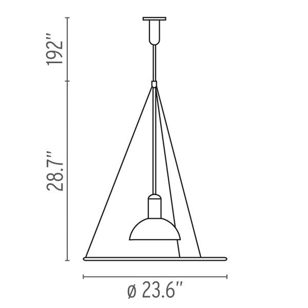 Frisbi Pendant Light